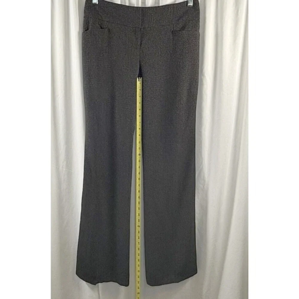 The Limited Cassidy Gray Black Textured Dress Pants Straight Leg 10 Preppy 76-21 - Picture 5 of 14